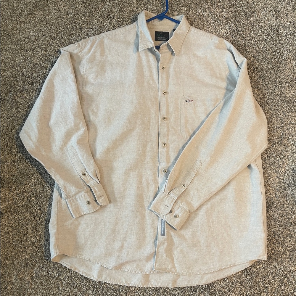 Greg Norman Collection Cream Shirt